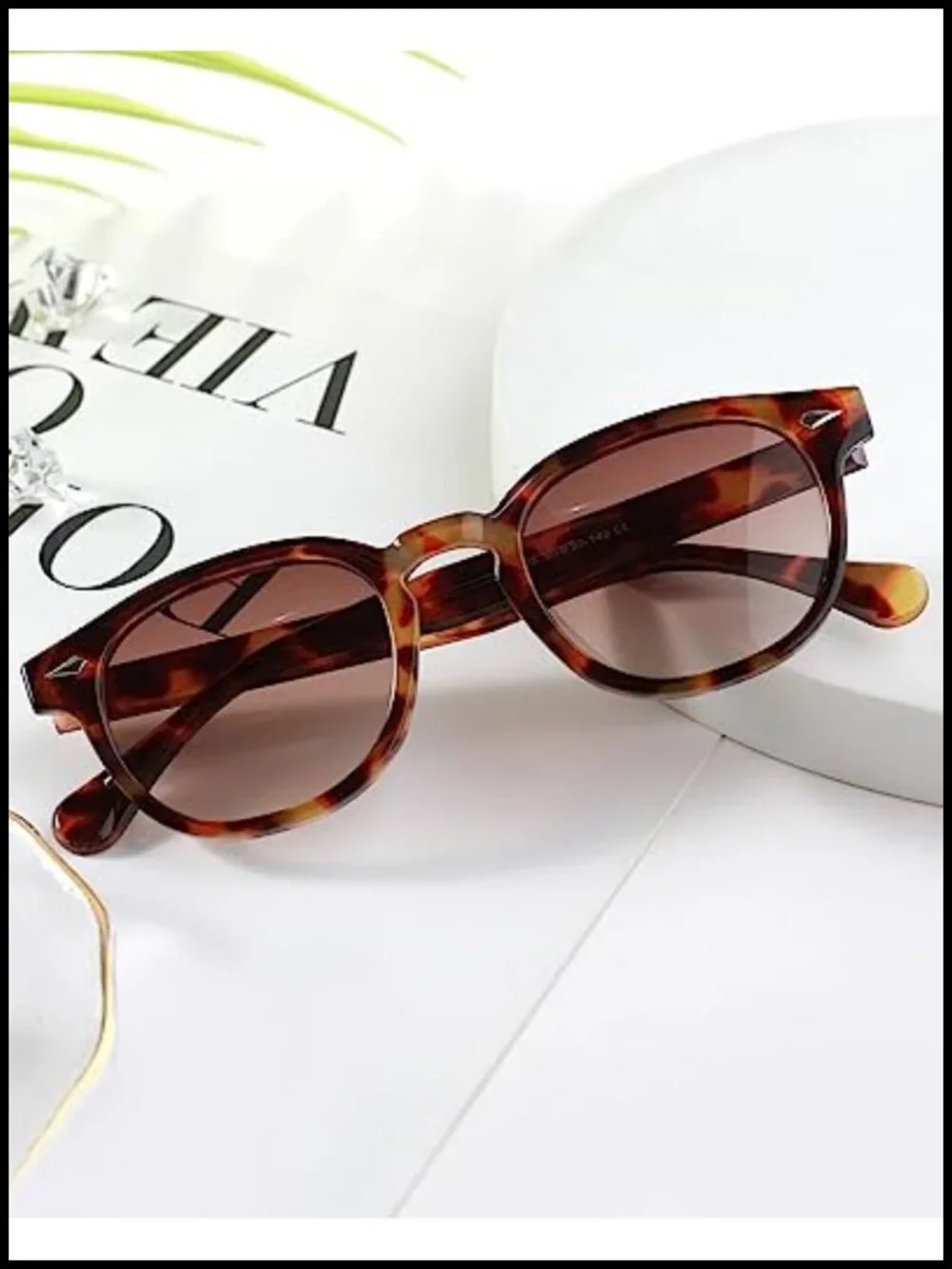 Vintage Round Sunglasses UV400 Protection Trending Celebrity Look
